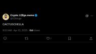 Travis Scott Coachella fan reaction (Image via x/Crypto大饼ge.meme)